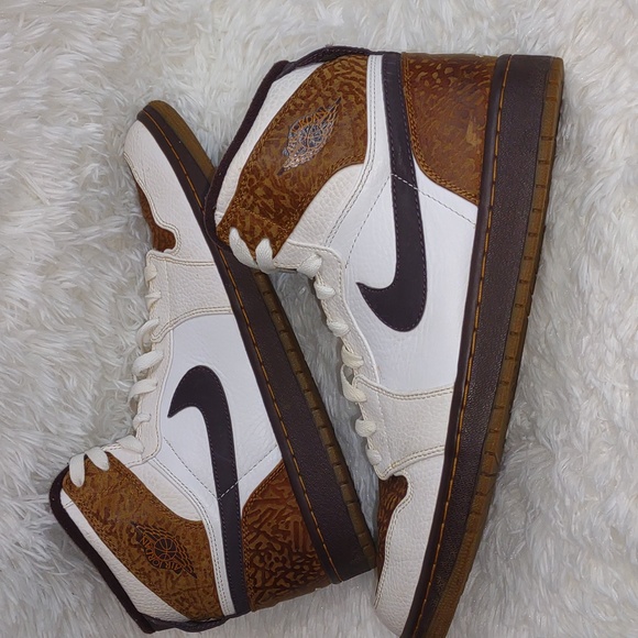 Jordan Other - Air Jordans 1 High Strap White Madeira Ginger Sneakers  Men's size 11